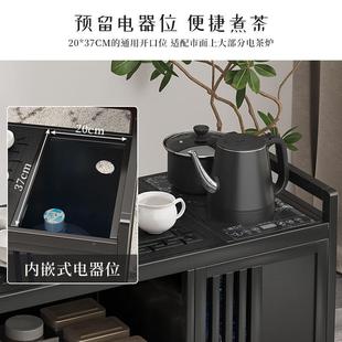 移动茶台茶桌水阳台桌VWR椅家用组合小一茶柜茶非水实木体茶车壶