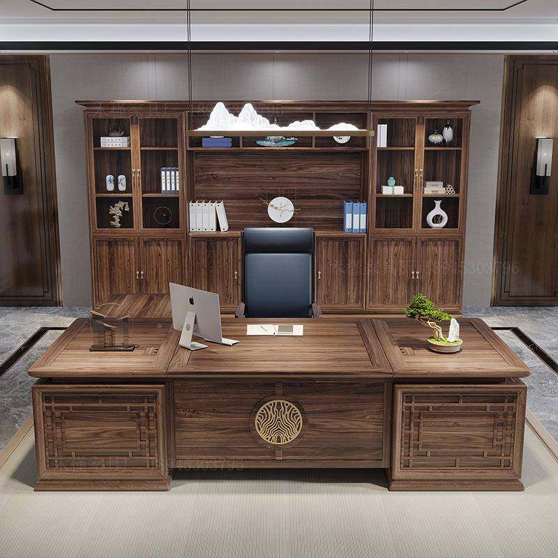中式仿古UCX办公桌简合桌组明式总裁室家具老板大班台书柜书房约,鲜花速递/花卉仿真/绿植园艺,其它园艺用品,淘宝优惠券,粉丝福利购,淘宝优惠卷