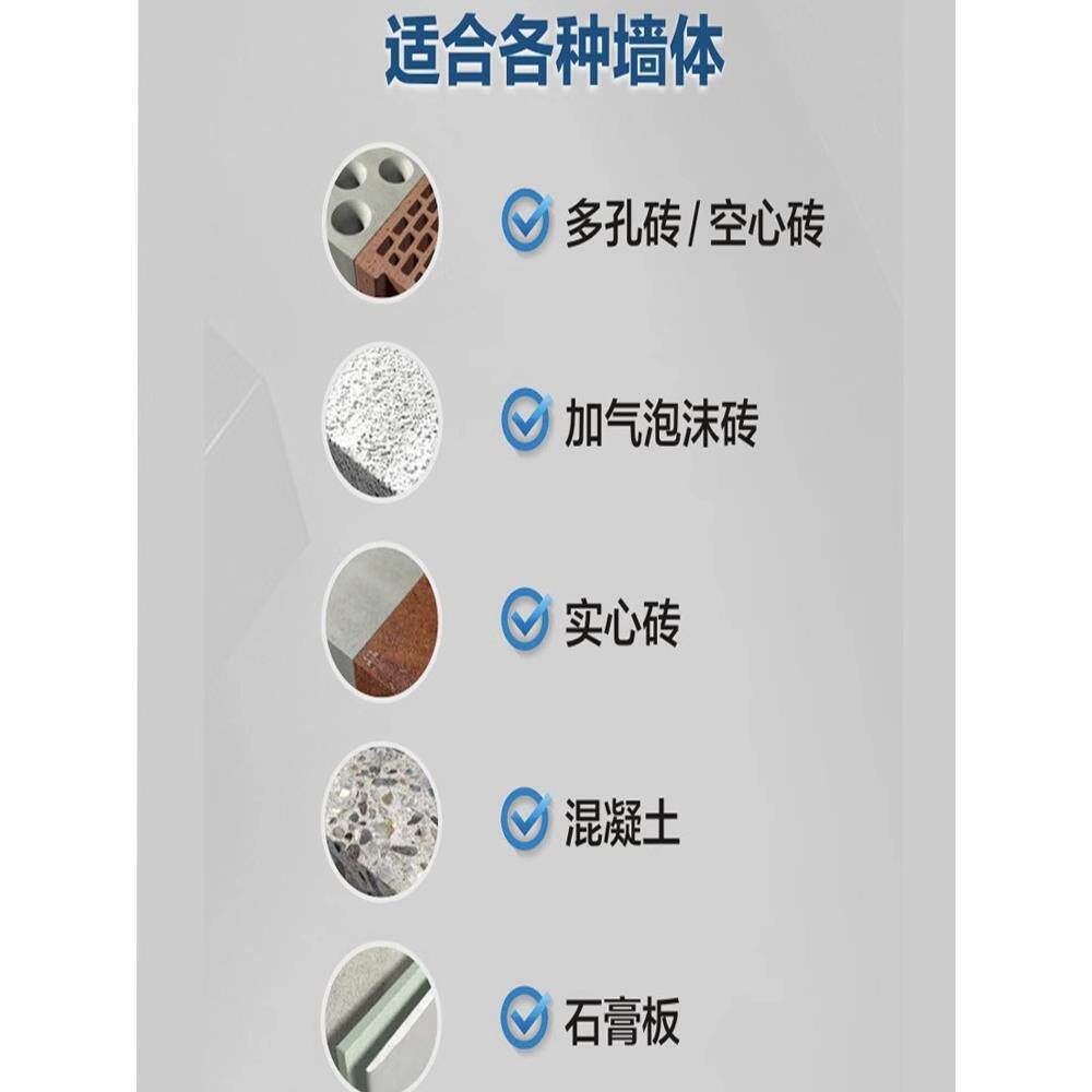 塑料膨胀螺丝螺泡325栓轻质空砖心砖块沫砖加气空心墙膨胀管塞