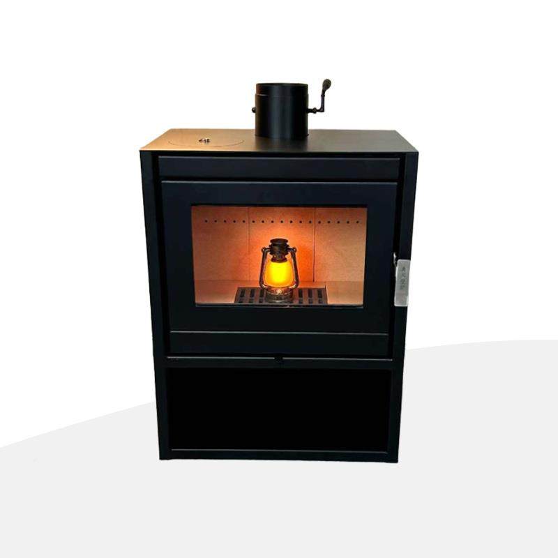 壁炉真火燃木柴室带外进气风欧机式自建房IJZ别墅室内农村暖取柴