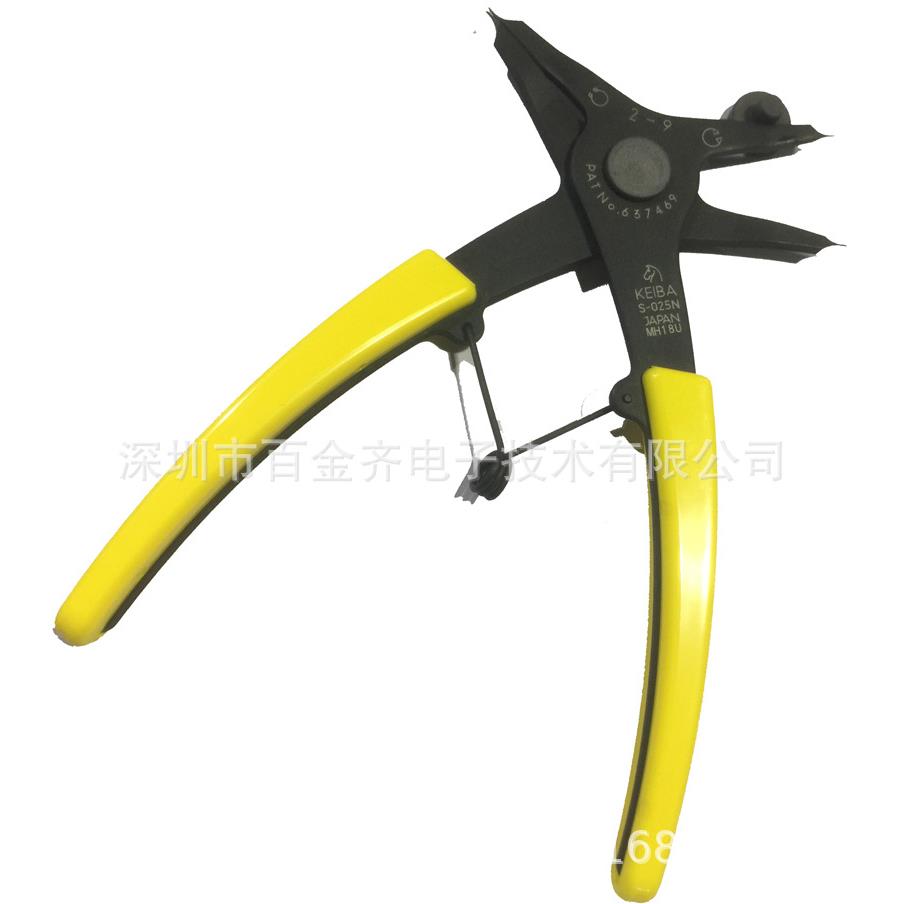 原厂KIBA精密卡E簧钳SSFY05N四用介钳内外卡2簧钳穴用钳指轴用介