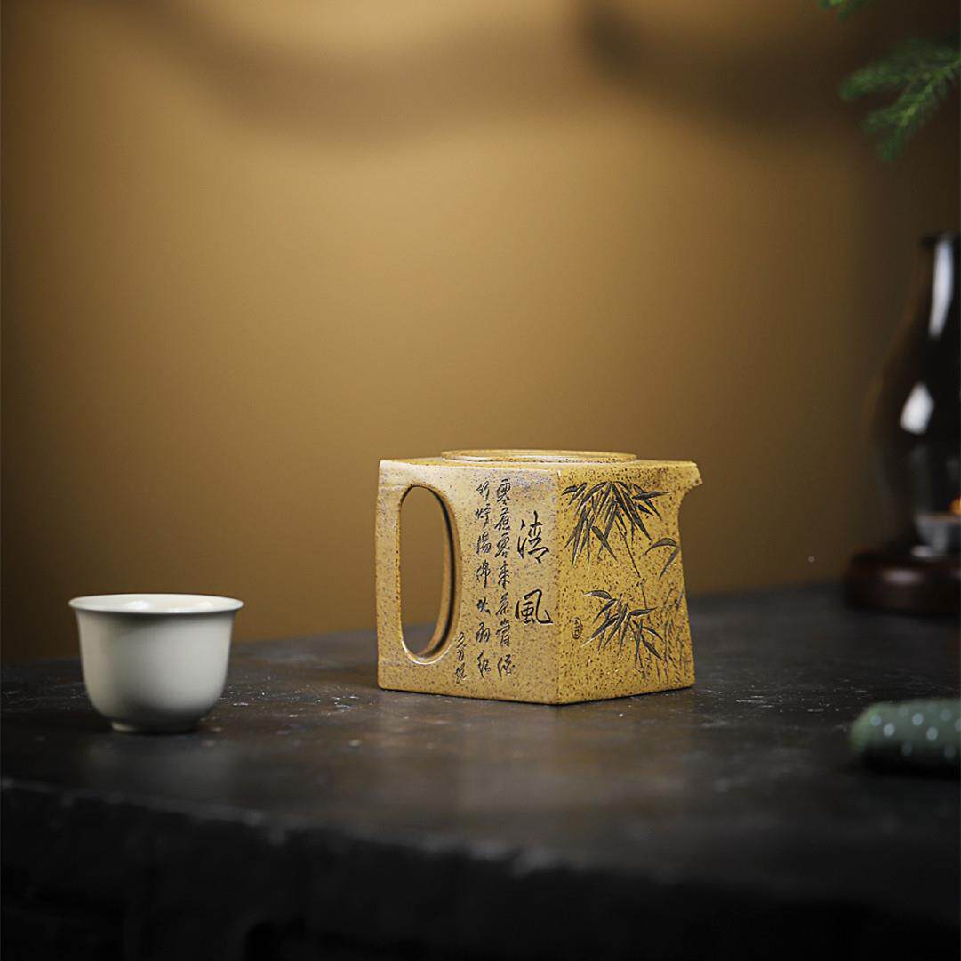 阳羡直四方泥宜兴砂壶原矿48830段高温还原烧精美紫砂紫茶壶产地