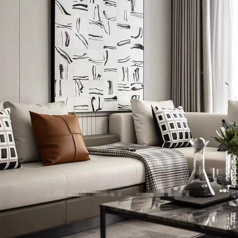 样板抱枕房轻奢简XGK装约现代软沙发客样厅靠垫方枕板间酒店抱枕