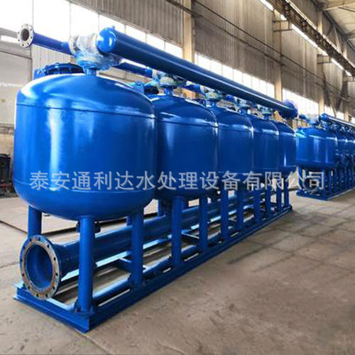 旁滤浅层砂过滤器 全自动反冲洗砂石过滤器 浅层过滤罐厂家
