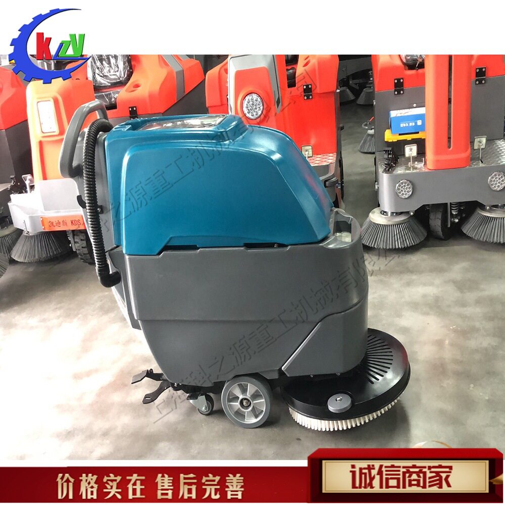 手推式工业刷盘半自动地面清扫机