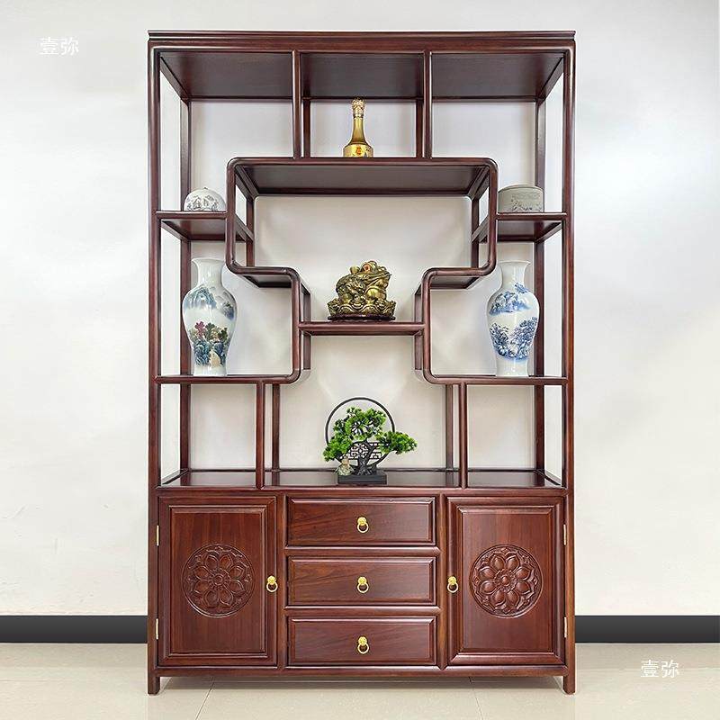 KT128梨花木博古架实木中式古新董架书架展断示柜客厅隔多宝阁置,住宅家具,多宝格/博古架,淘宝优惠券,粉丝福利购,淘宝优惠卷