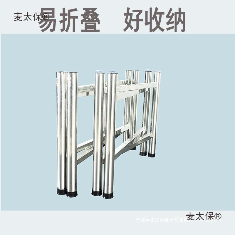 不锈架钢简易大圆LNN桌架铁艺桌腿支桌方饭桌餐桌折叠伸缩桌脚麦