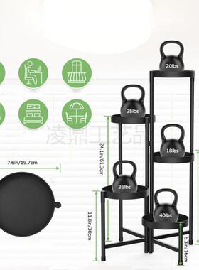 多花层金属折折叠植物支架可OEN角落架多叠层植物架花盆架展示架