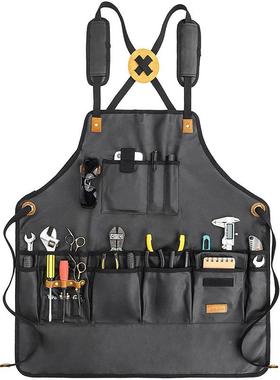 酷防匠水帆布工匠园艺工围作服烧烤汽修师裙机械师工95038具家用