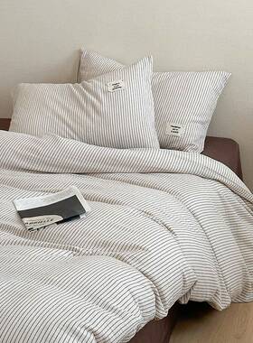 纱素雅轻盈丨酥软双层纱日式52467简布约双全棉纯棉亲肤绉层四件