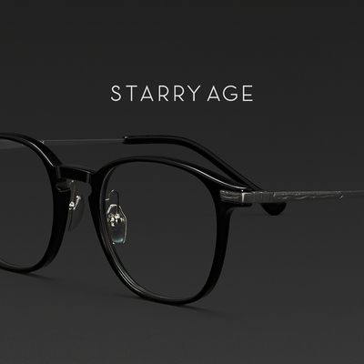 日系高级感眼镜框近视素颜大脸框