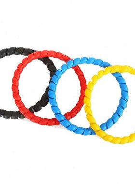 ABLE阻燃电线电缆螺旋缠绕管线缆装饰防冻保护绕套管黄色内径