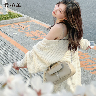 【卡拉羊x独白】超轻枕头防盗包大容量单肩手拎包女时尚通勤百搭