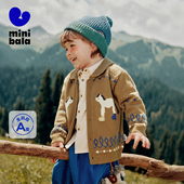 2025秋新品 迷你巴拉男童宝宝针织开衫 不易变形上衣 艺术家联名