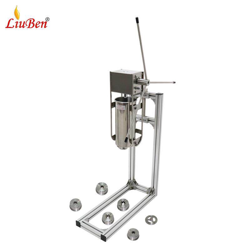 厂家直销 商用立式手动多功能西班牙拉油条拉丁果机多花模具