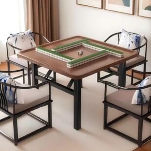 冬季烤火桌免安装折叠麻将桌家用手搓掼蛋专用棋牌餐桌两用便携式