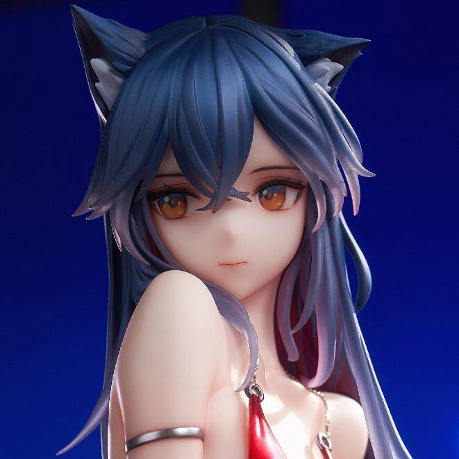 礼服德克萨斯手办1/6 动漫二次元蹲姿机箱模型游戏美少女摆件周边