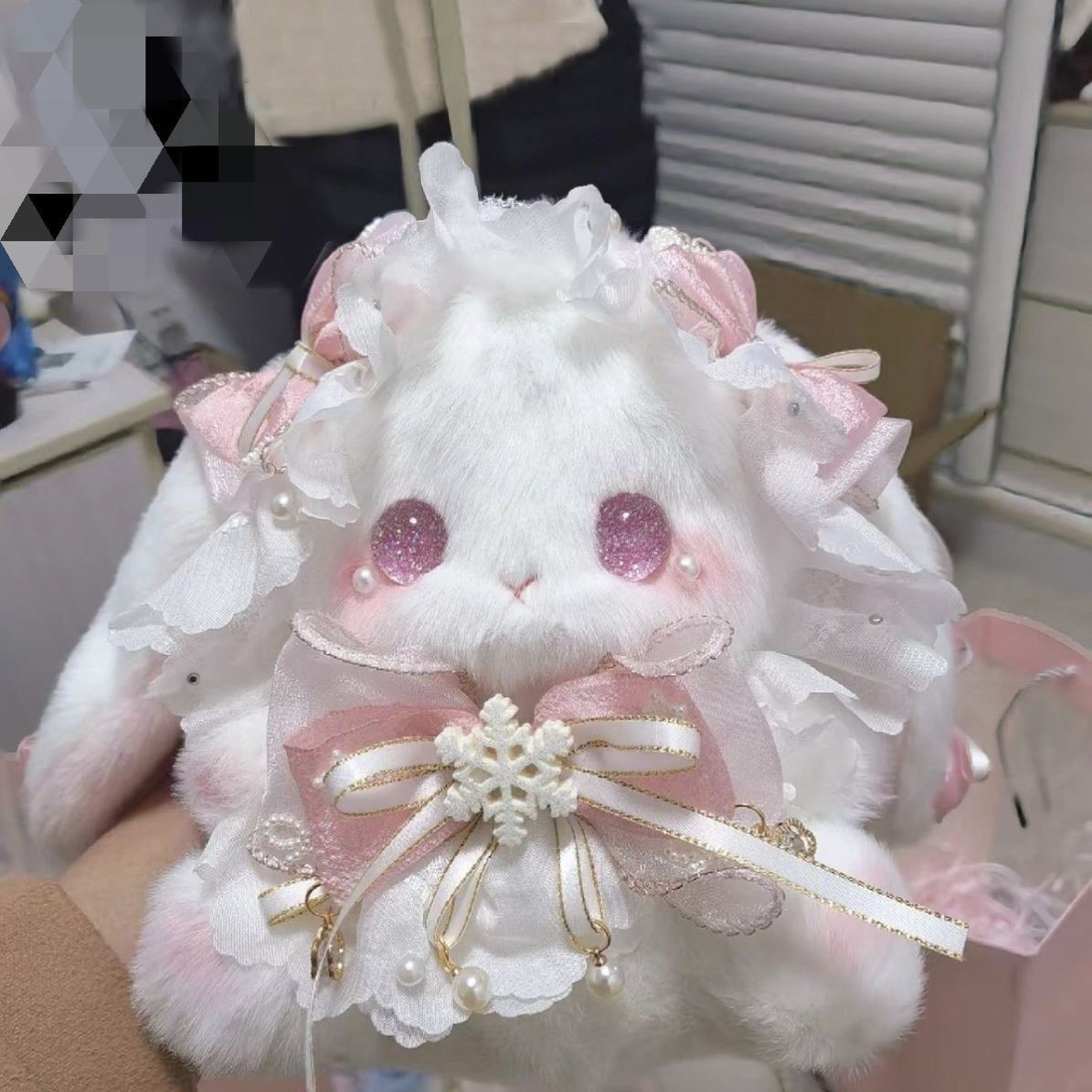 高颜值ins罗莉塔兔子背包挂件