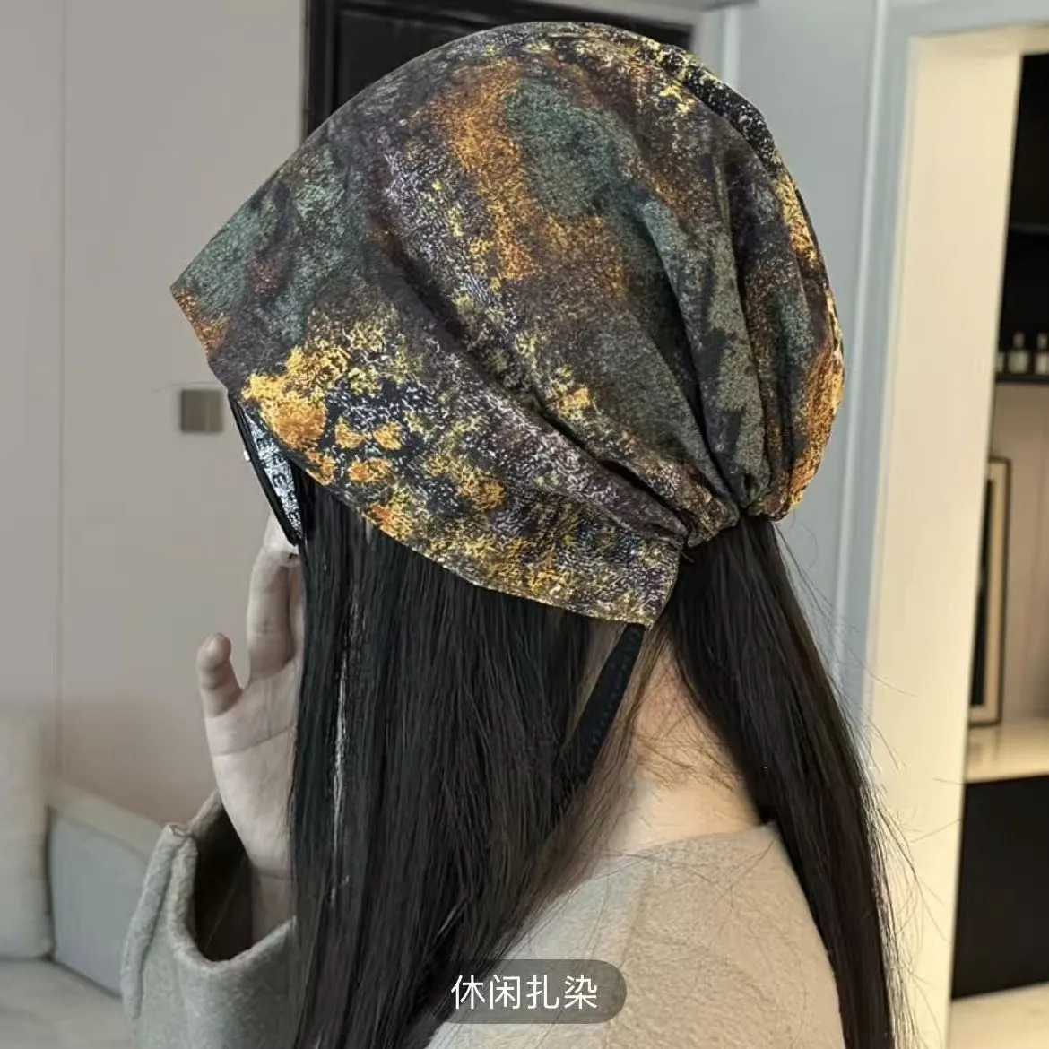 四季堆堆帽包头帽显脸小复古女