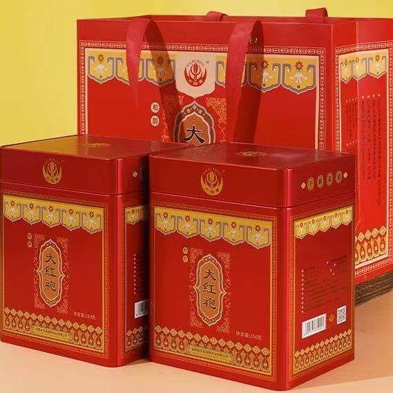 大出茗和韵大红袍瑞华茶叶高山茗茶250克/罐装 送礼 自饮一级花香