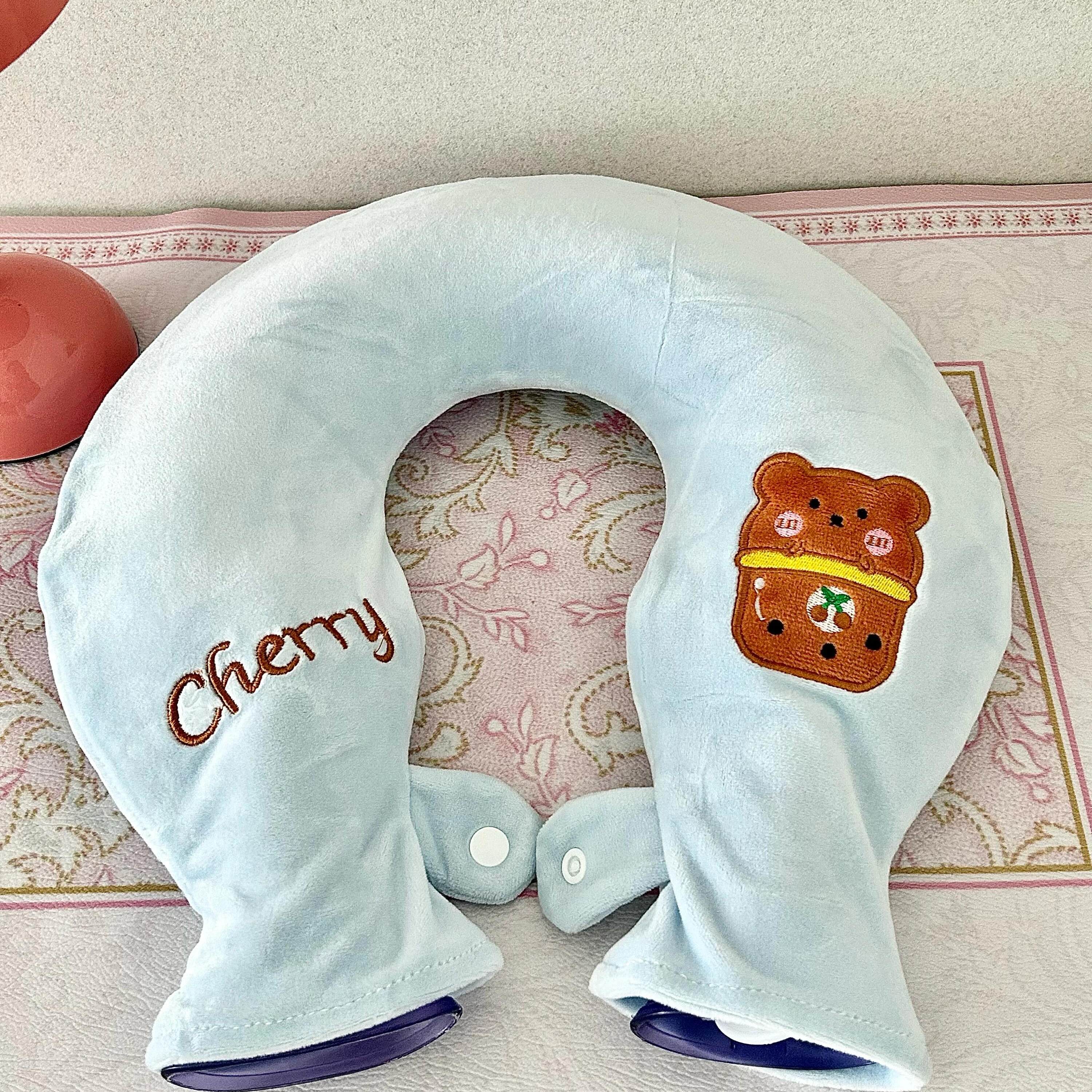 挂脖注水热水袋U型颈椎热敷袋肩颈头部加厚防爆围脖枕灌水暖水袋