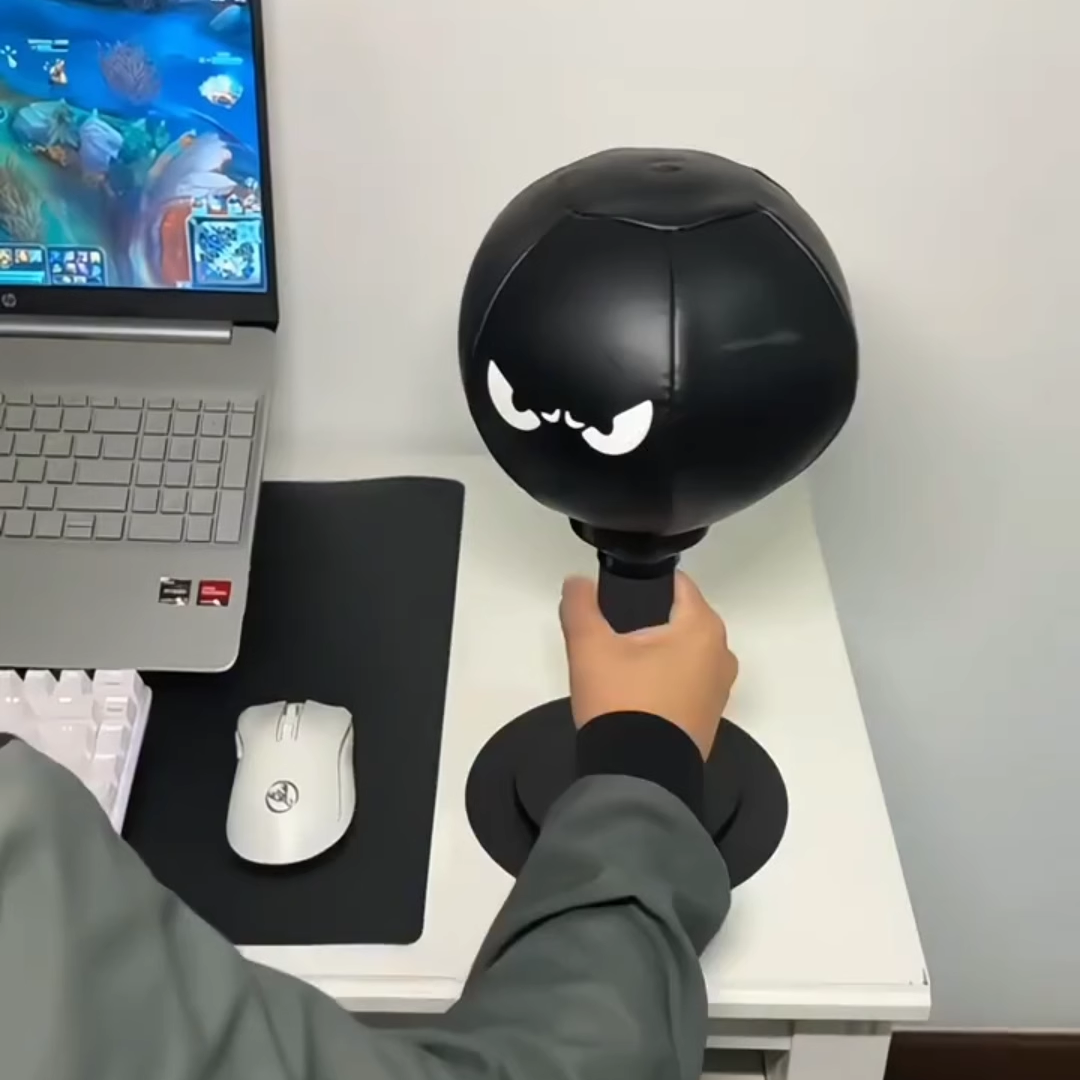 发泄球可吸盘桌面家用儿童玩具拳击速度球反应靶搏击健身训练器材