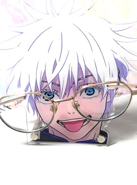 嘿嘿我的眼镜和发饰有家了