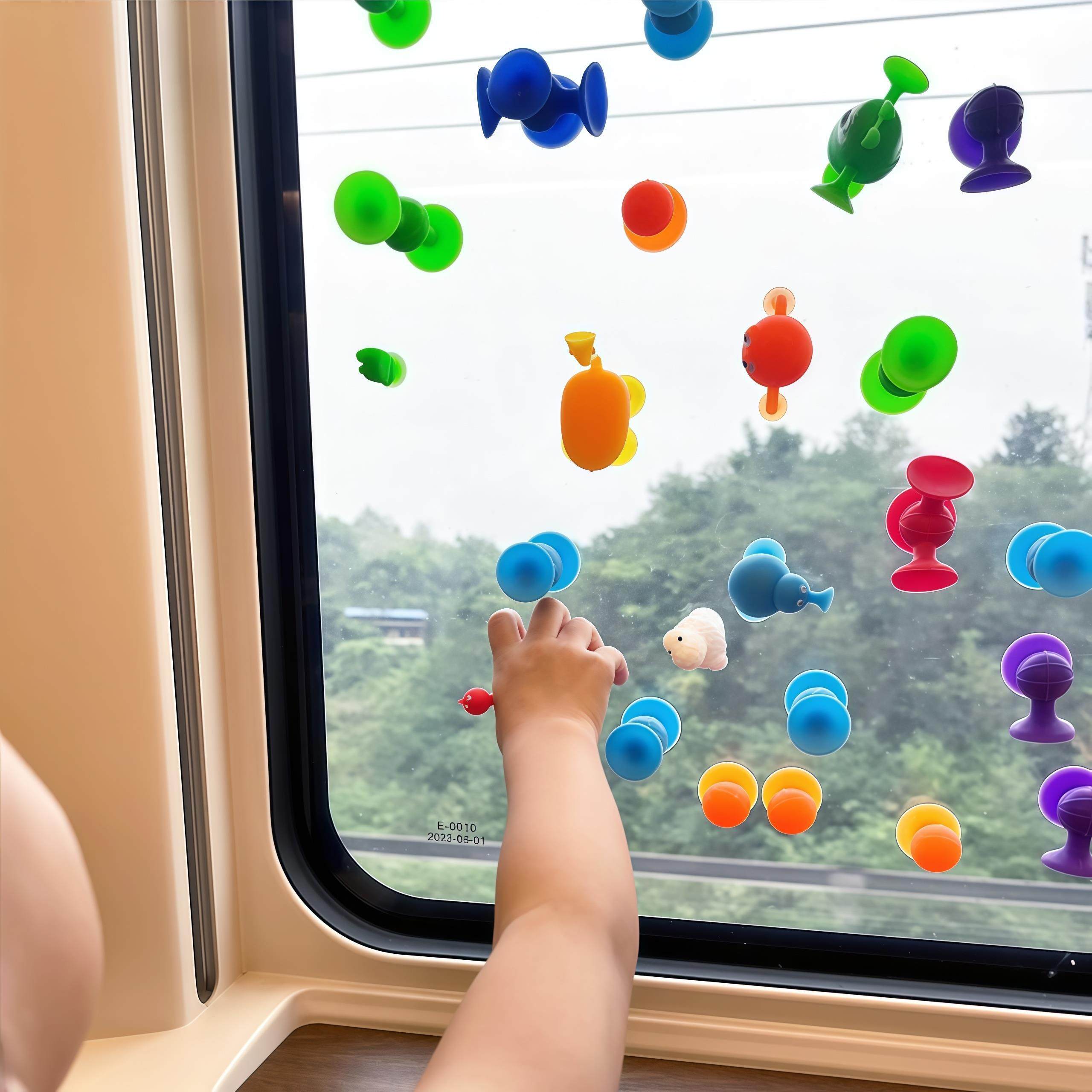 儿童早教互动软胶硅胶动物吸吸乐玩具吸盘桌面窗户玻璃婴儿玩偶,玩具/童车/益智/积木/模型,逻辑/思维训练玩具,淘宝优惠券,粉丝福利购,淘宝优惠卷