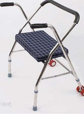 F76JSM5HWOR代9步折叠车推人两轮助力车老年老锈人可坐手推车器座