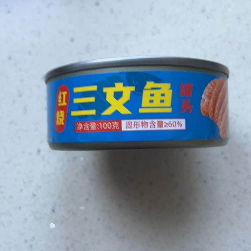 大罐红烧三文鱼罐头开盖即食速食海鲜进口