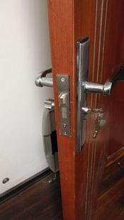 木门把手锁室内卧室房门锁头双舌配件通用型家用房间铜锁芯