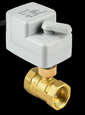 现安电动球阀两线两通电动阀VT9019-DN15-50DC/AC220V断电复位XAD