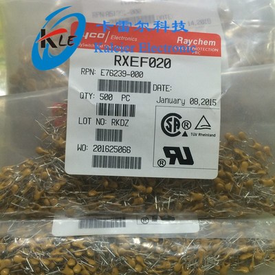 PPTC 自恢复保险丝 RXEF020 XF020 200MA 72V 60V 0.2A 直插