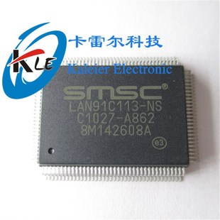 QFP128 SMSC 全新原装 现货供应 可直拍 LAN91C113 实物拍摄