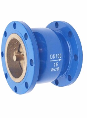 HC41X-16C铸钢消声止回阀 法兰消声止回阀 立式卧式单向阀 止逆阀