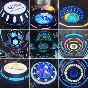 模块灯网吧电玩城VR室游戏厅台球室吊灯儿童乐园科技馆led灯商用