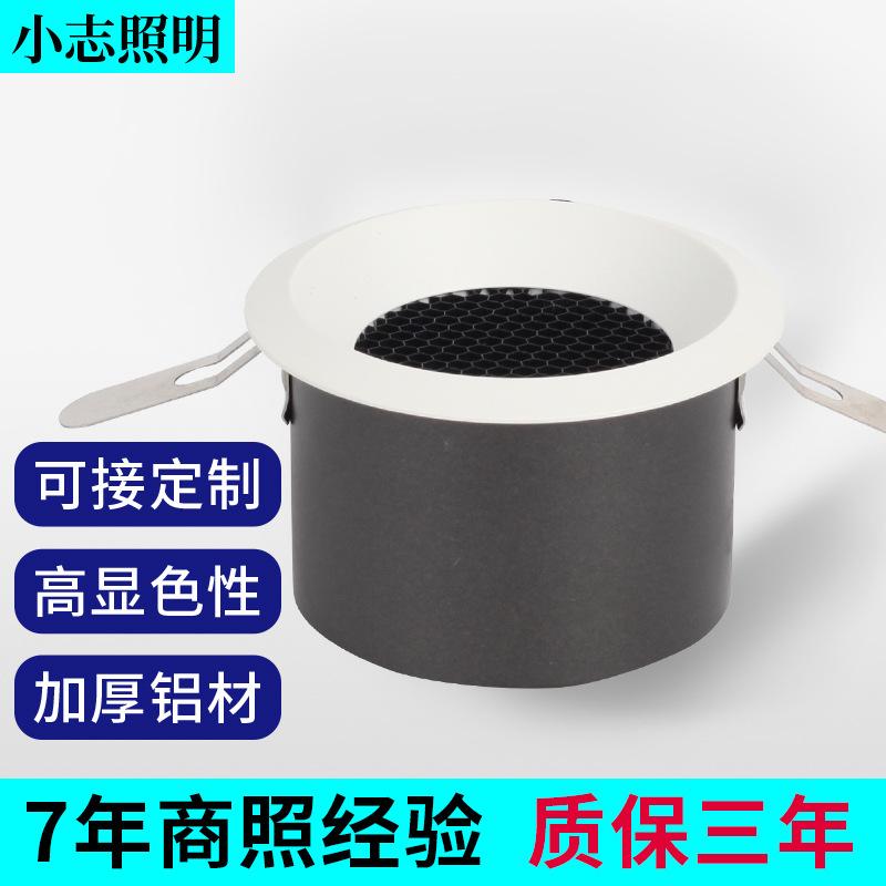 嵌入式led防眩筒灯5W7W9W10W12W15W无主灯COB筒灯展厅酒店LED筒灯