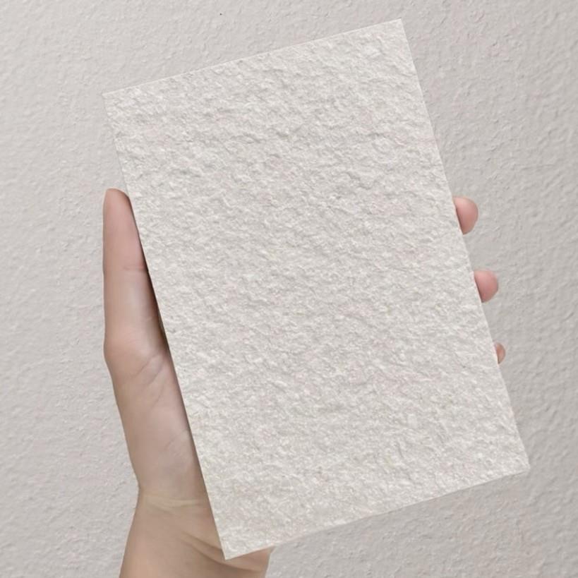 侘寂大颗粒600x1200庭院荔枝面石英砖奶油白加厚地铺石花园地砖