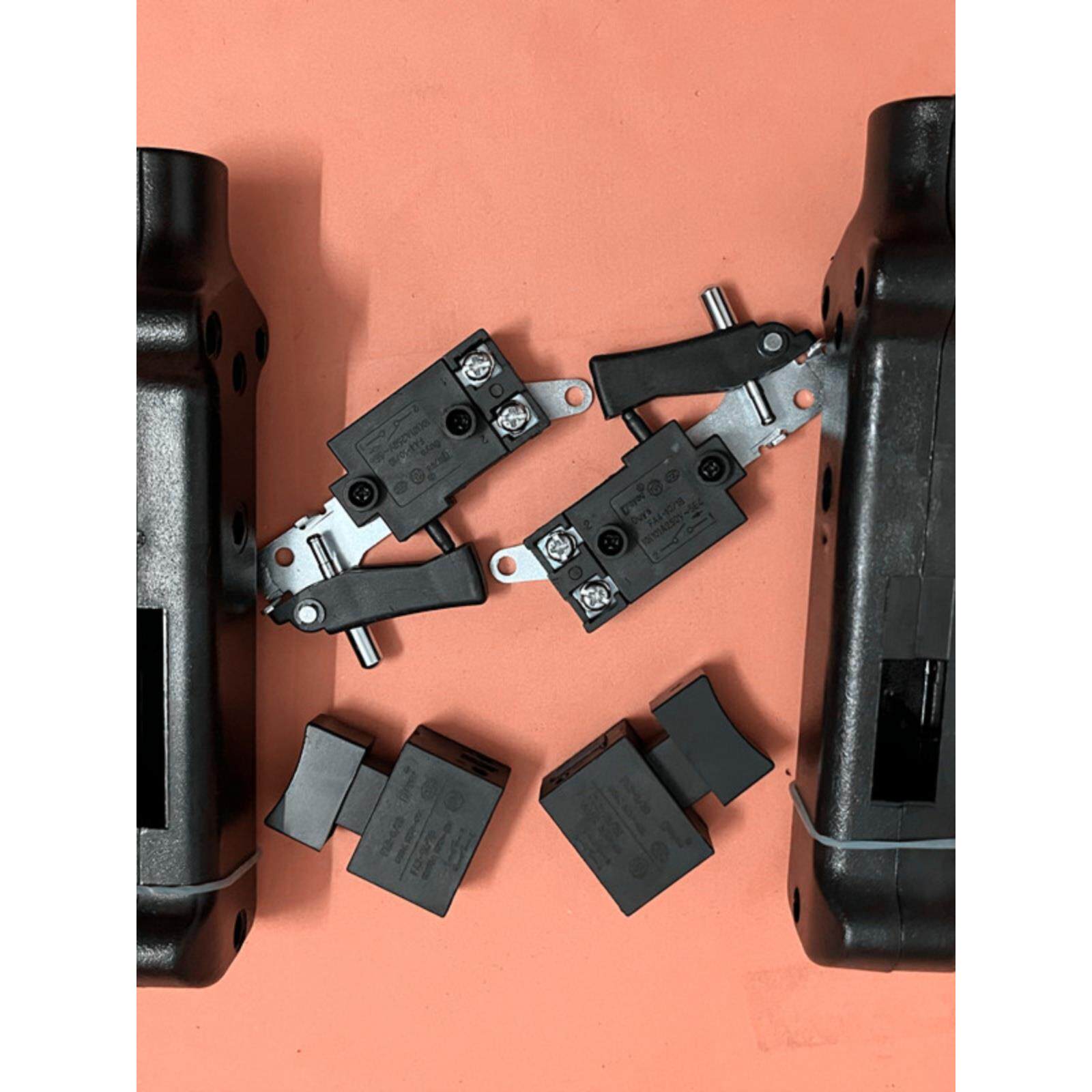 东升小霸王钜泰鸿德睿切管机开关手柄不锈钢锯管机配件切角机三力