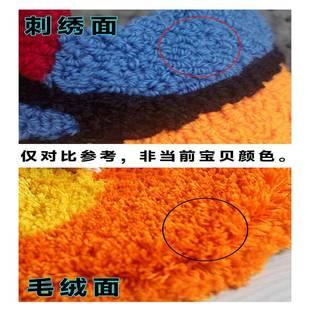 XWJ新款 地垫涤纶地毯粉红玫瑰异形用脚垫饰朵厂家家现 上市时尚 装