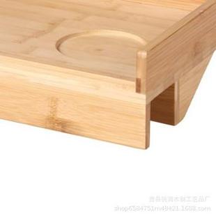 边架床头盘S竹制托盘宿舍床头支架BC 厂家床直销可拆卸枫木桦式