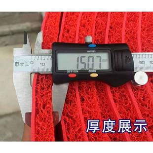 裁剪加可厚vc塑胶门拉丝脚垫进门口室拉丝地垫外迎宾防滑防水p红
