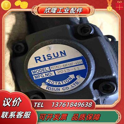 全新台湾朝田Risun双联叶片泵 油泵VE1VE1-40F4议价