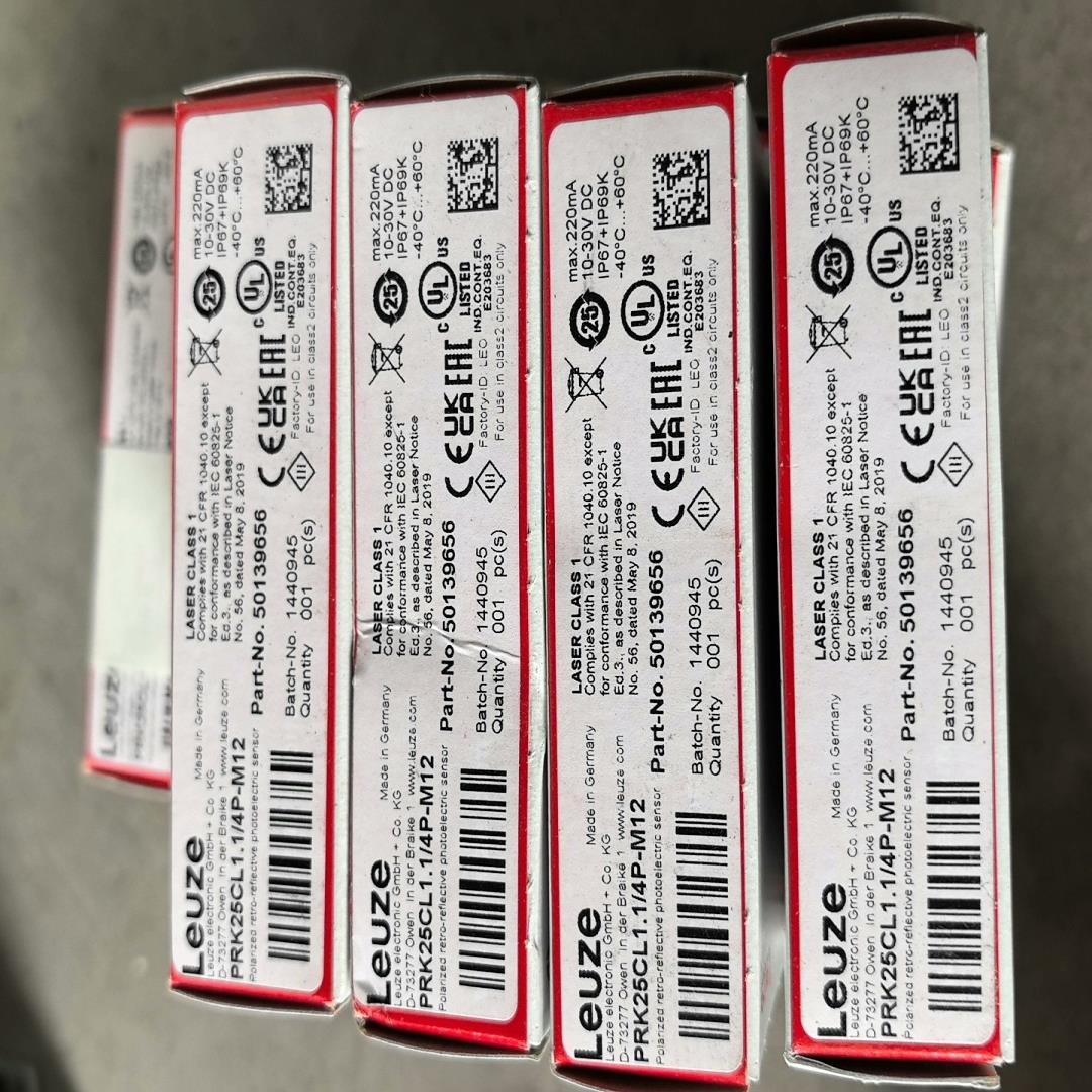 劳易测 光电开关 PRK25CL114P-M12订货号议价