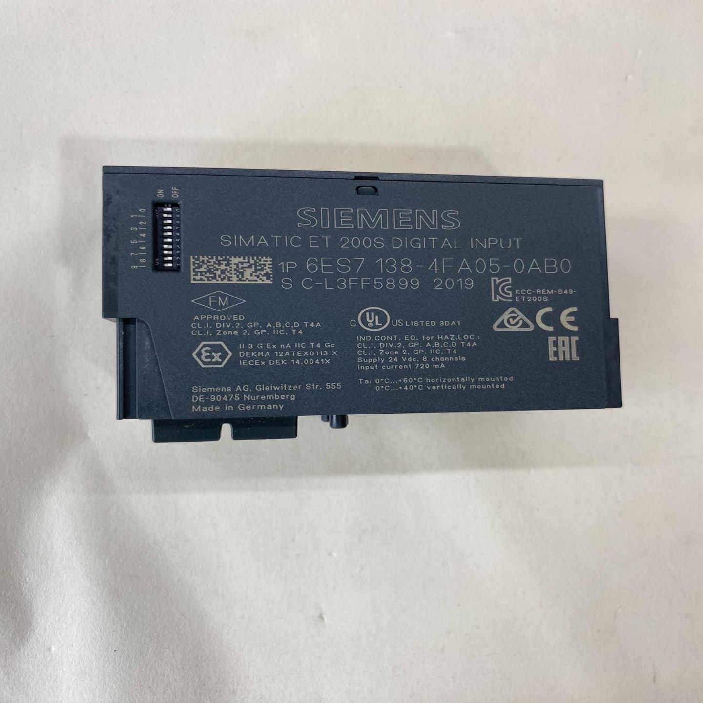 议~西门子模块,型号6ES7 138-4FA05-0AB0,实物