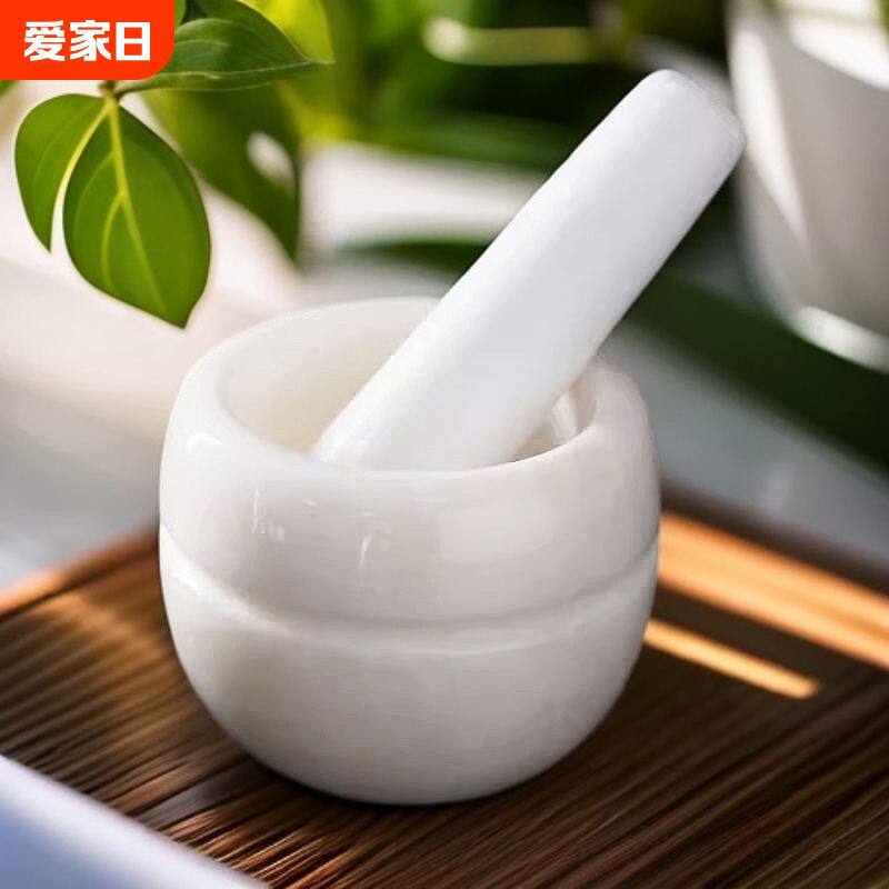 舂钵蒜泥捣蒜器手动家用捣碎棒捣药器磨药研磨钵捣碎罐石臼子大号