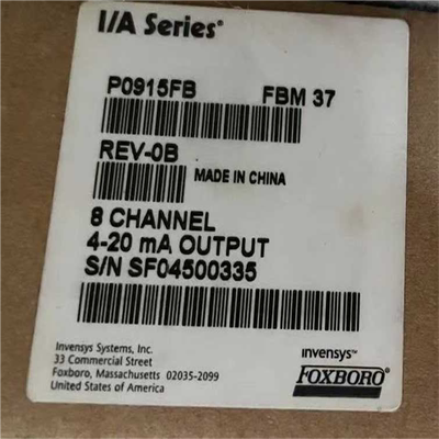 询价~FOXBORO P0915FB FBM37 模拟量 卡件