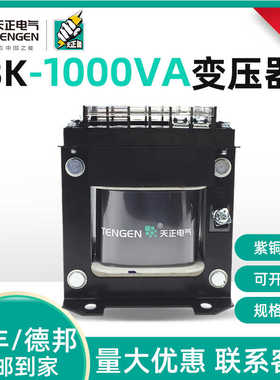 TENN天正 BK-1000VA控制变压器交流W单相380变220转36 24 12 6V