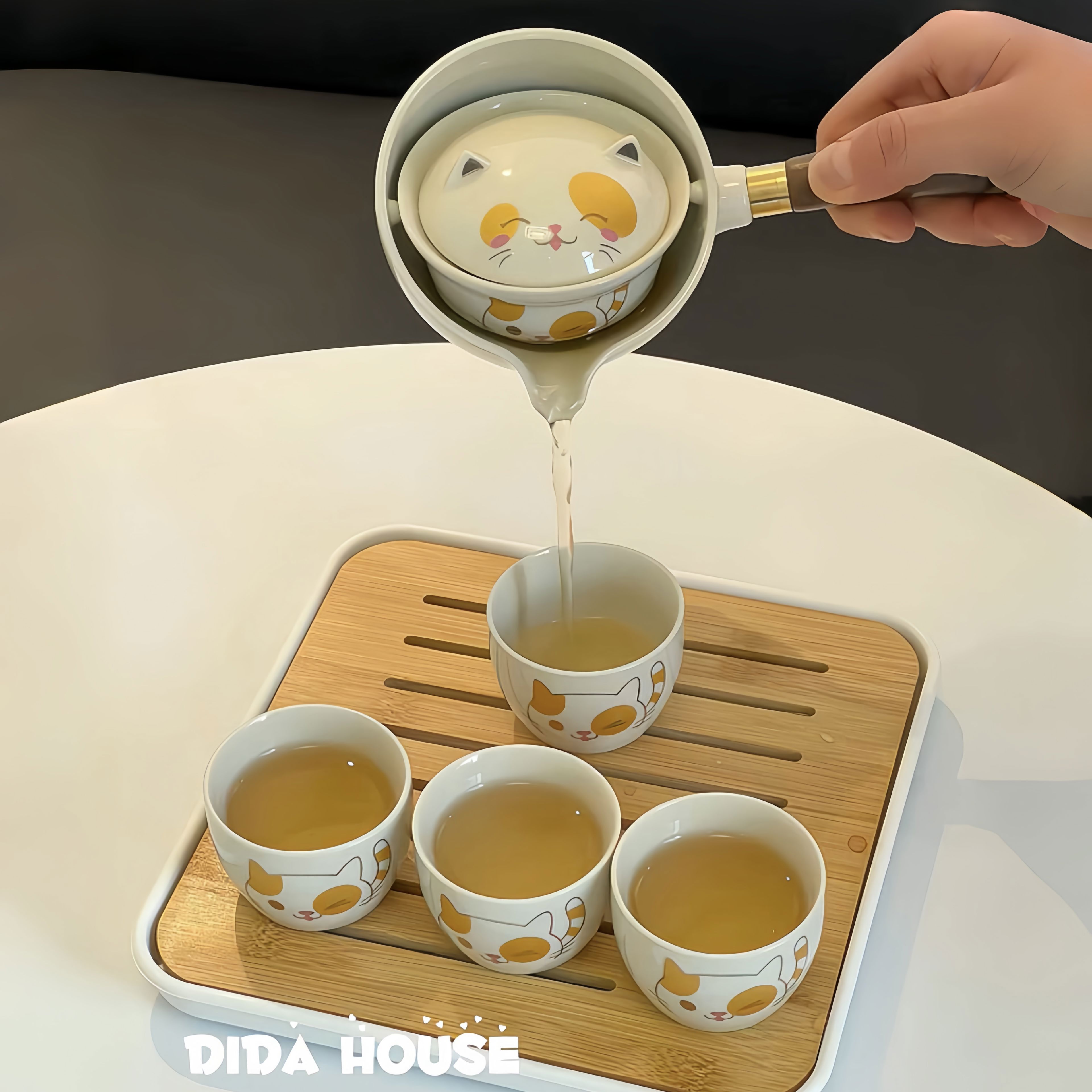 旅行茶具套装年轻人便携式一壶四杯户外泡茶专用茶盘喝茶杯子茶壶