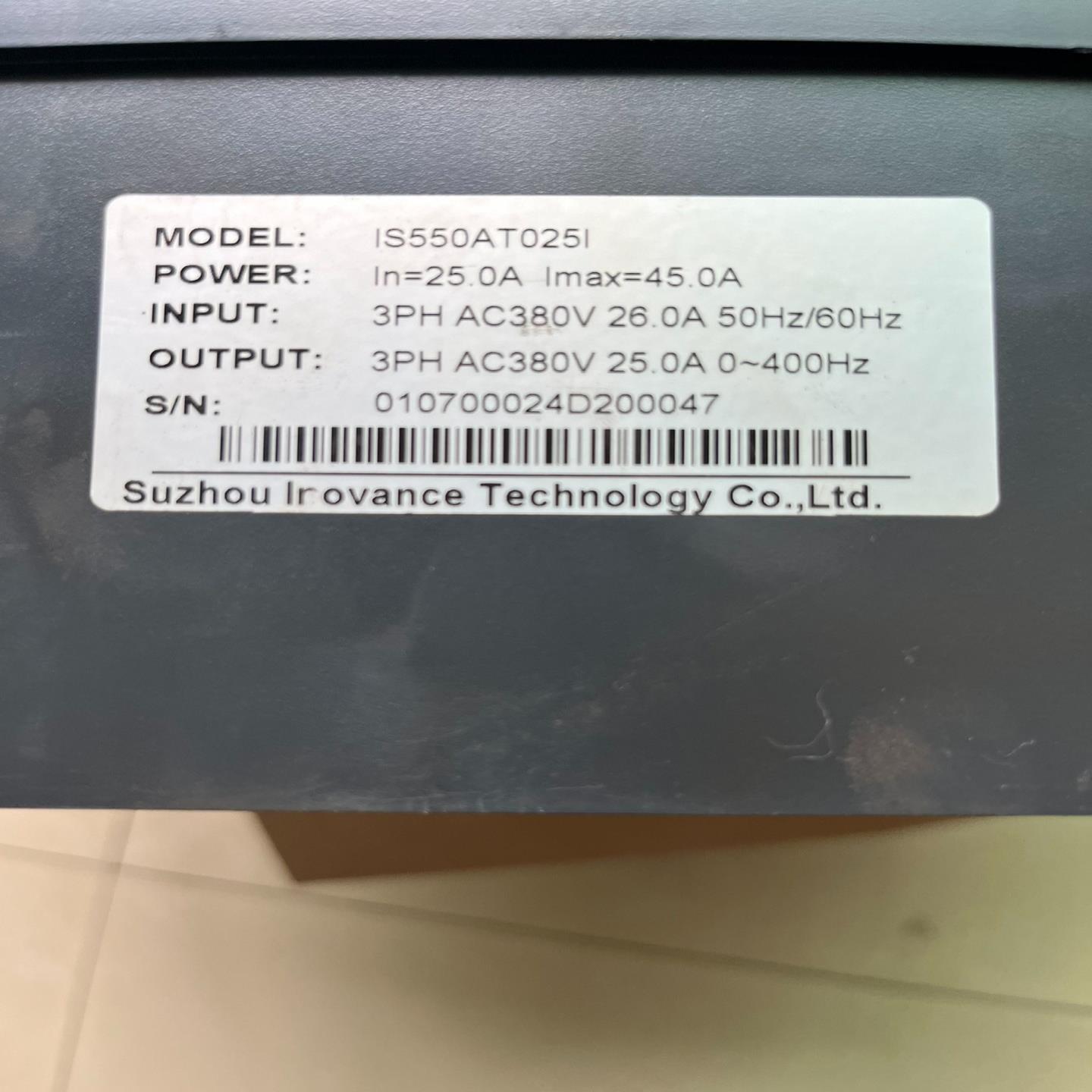 议~汇川IS550AT025I主板面板